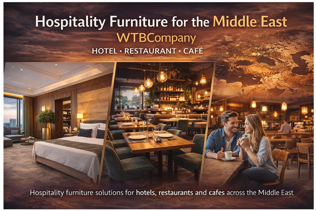 Hospitality Furniture Middle East | Hotel Furniture Manufacturer Hospitality furniture projects for hotels restaurants and cafes in the Middle East by WTBCompany