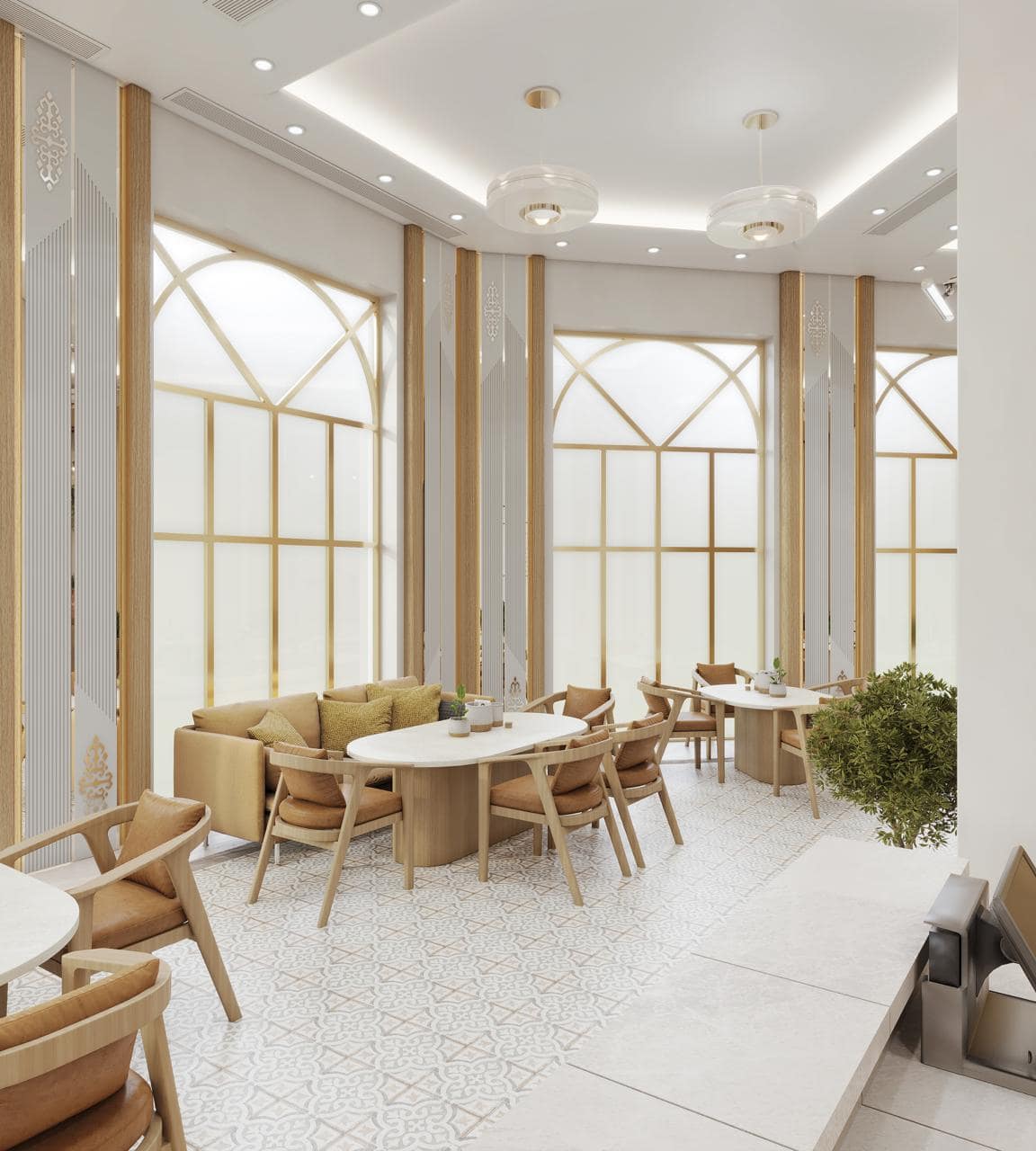 Turkmenistan – Restaurant Interior Design Luxury Restaurant Interior Design in Turkmenistan