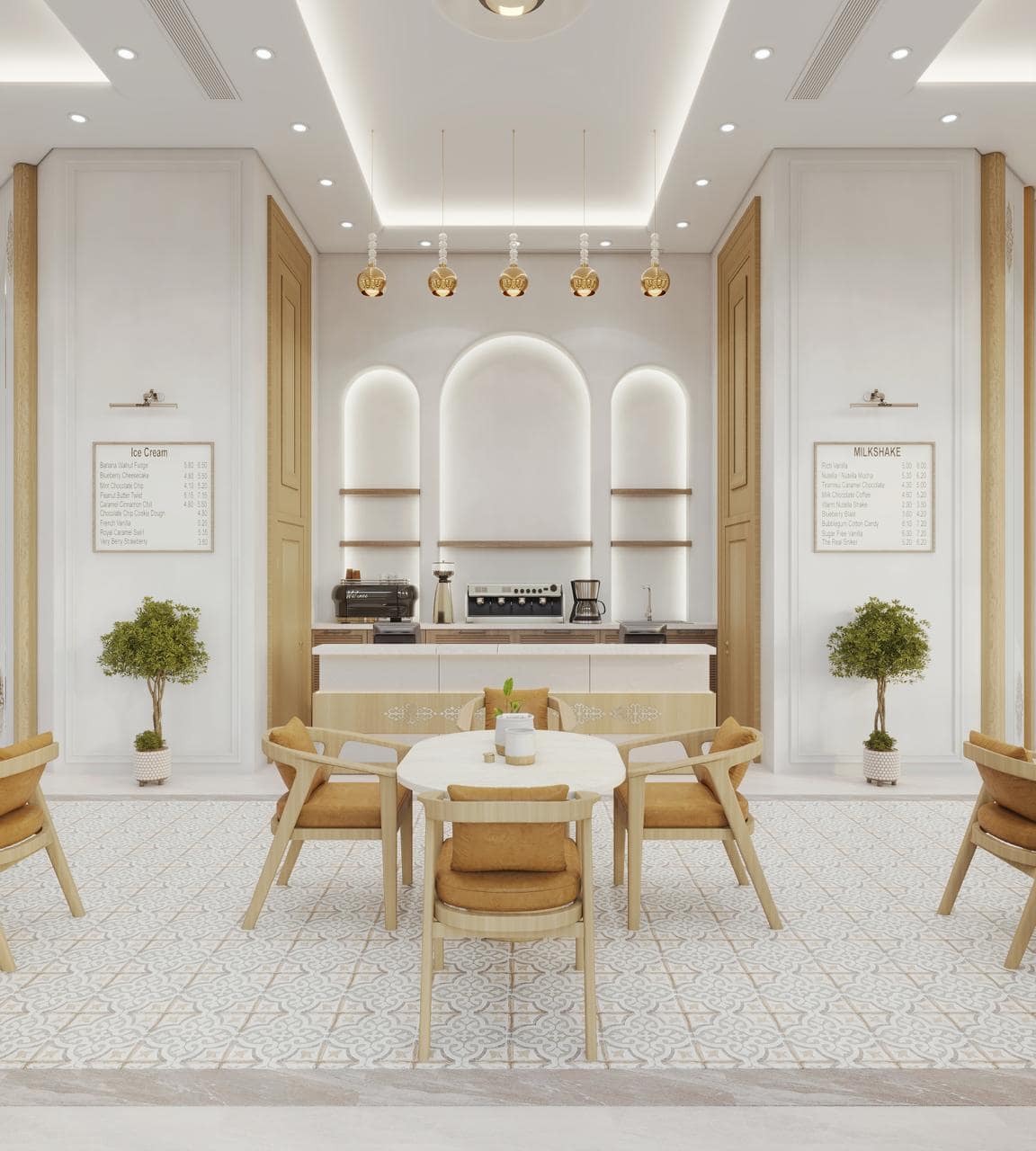 Turkmenistan – Restaurant Interior Design Luxury Dining Area Interior Design