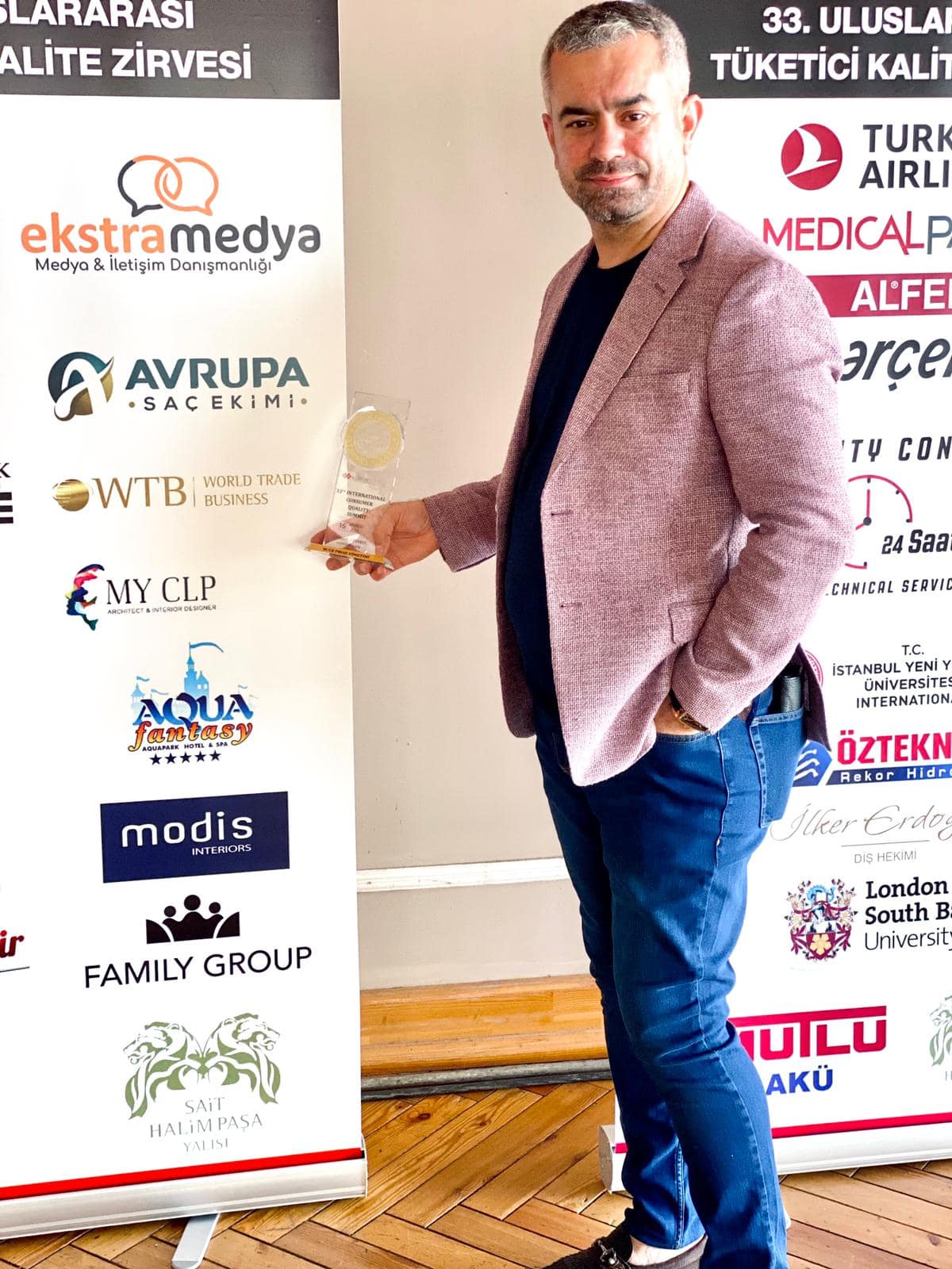 33 TH INTERNATIONAL CONSUMER QUALITY SUMMIT Yasin Işık - Award