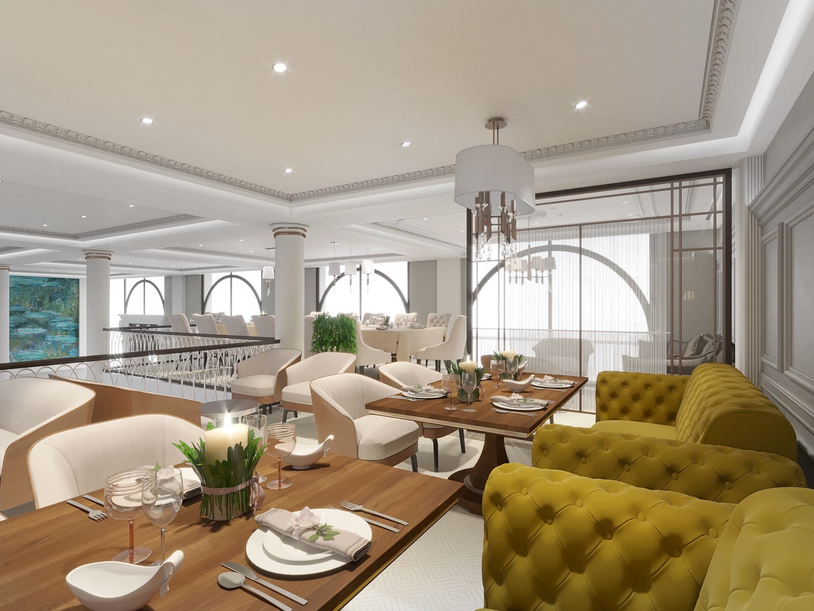 Damal Restaurant VIP Flour - 04 Restaurant Design