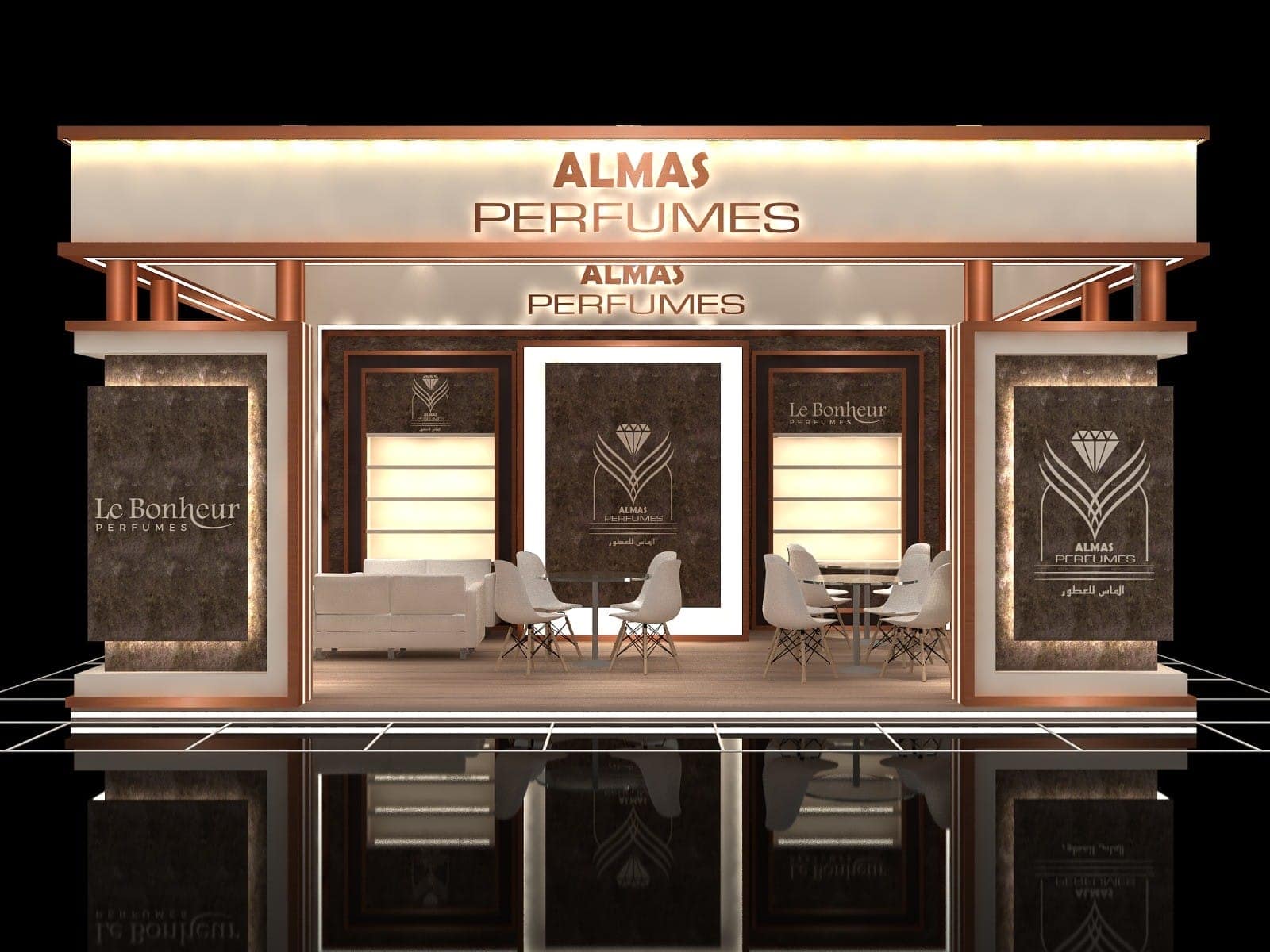 SAUDI ARABIA - Concept Fair Stand Decoration Almas Perfumes-01