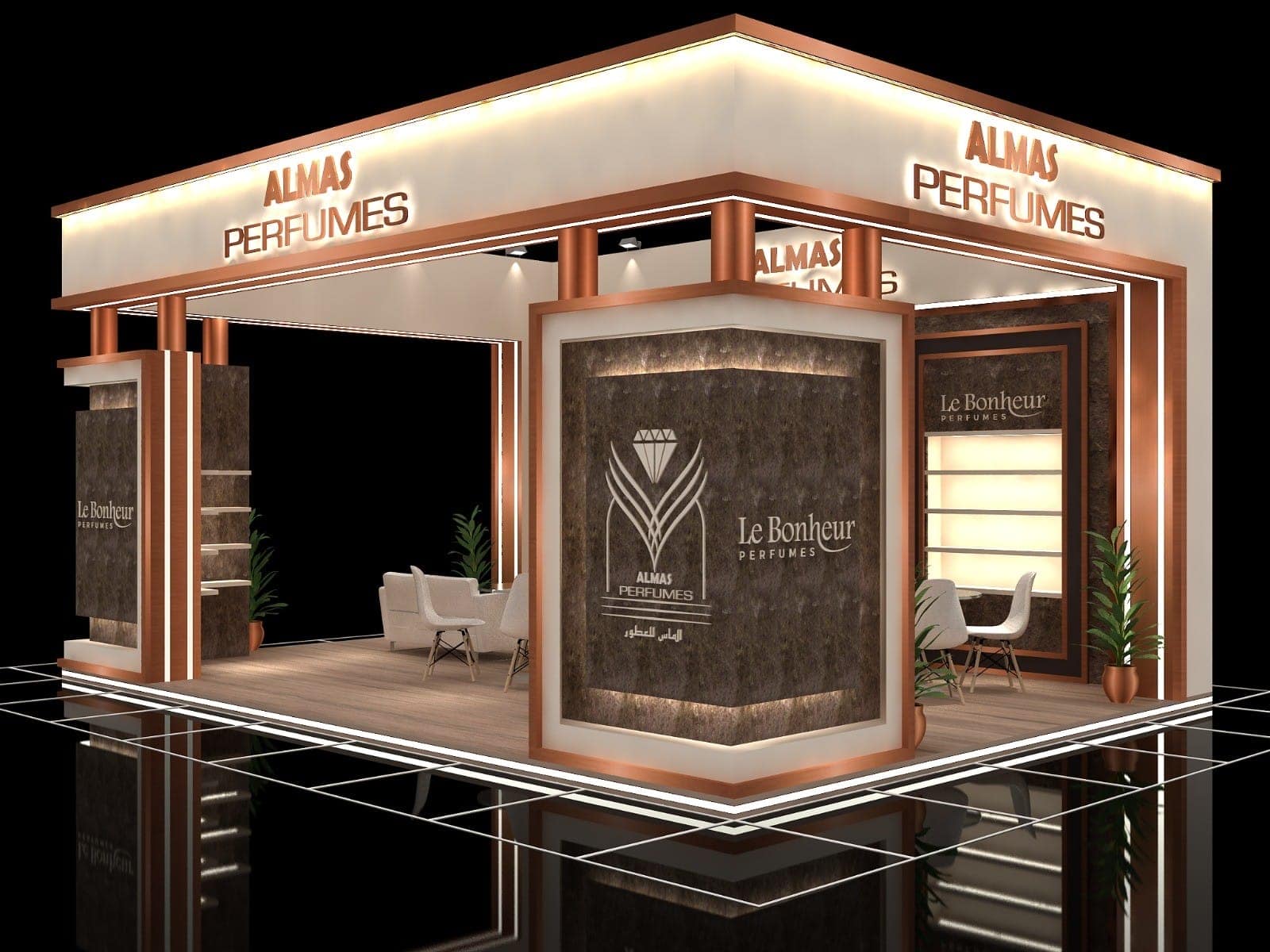 SAUDI ARABIA - Concept Fair Stand Decoration Almas Perfumes-02