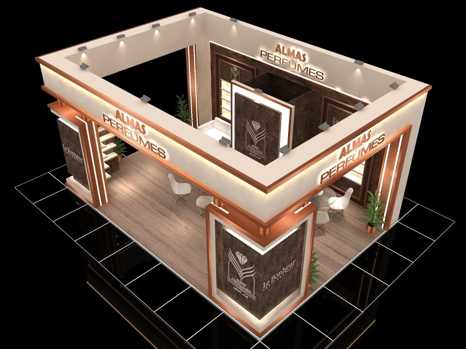 SAUDI ARABIA - Concept Fair Stand Decoration Almas Perfumes-09