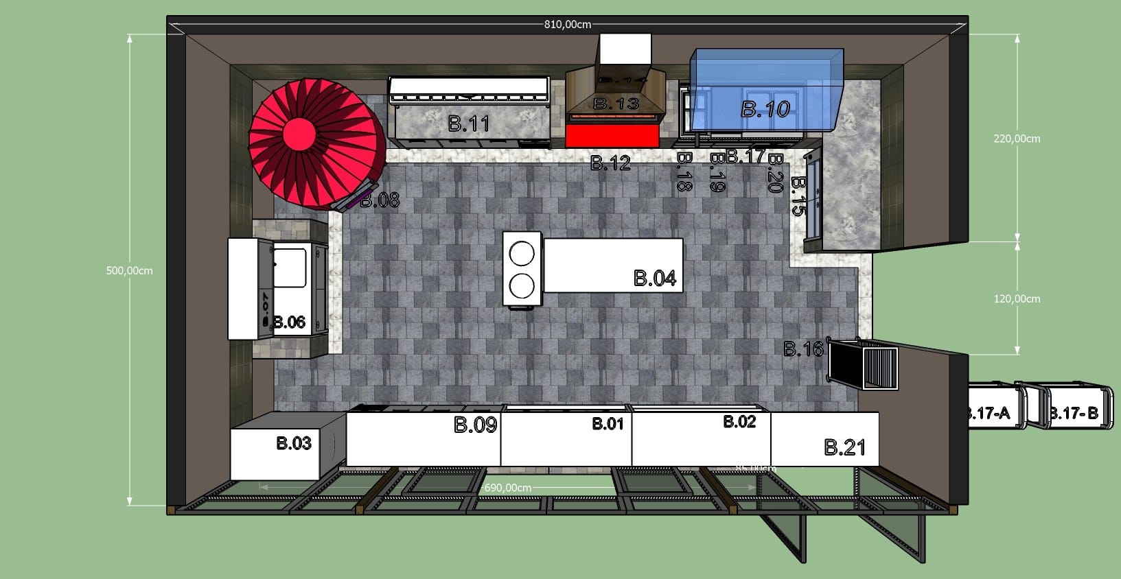 SOMALILAND - Industrial Kitchen DAMAL HOTEL - Barbeque_01