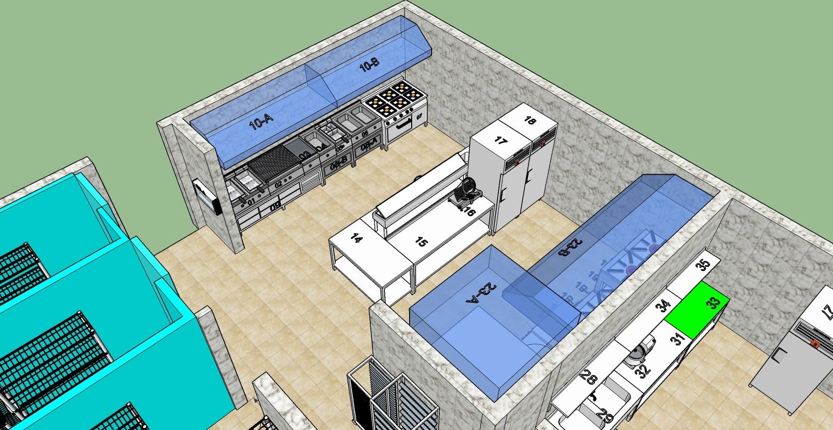 SOMALILAND - Industrial Kitchen DAMAL HOTEL - Main Kitchen_02