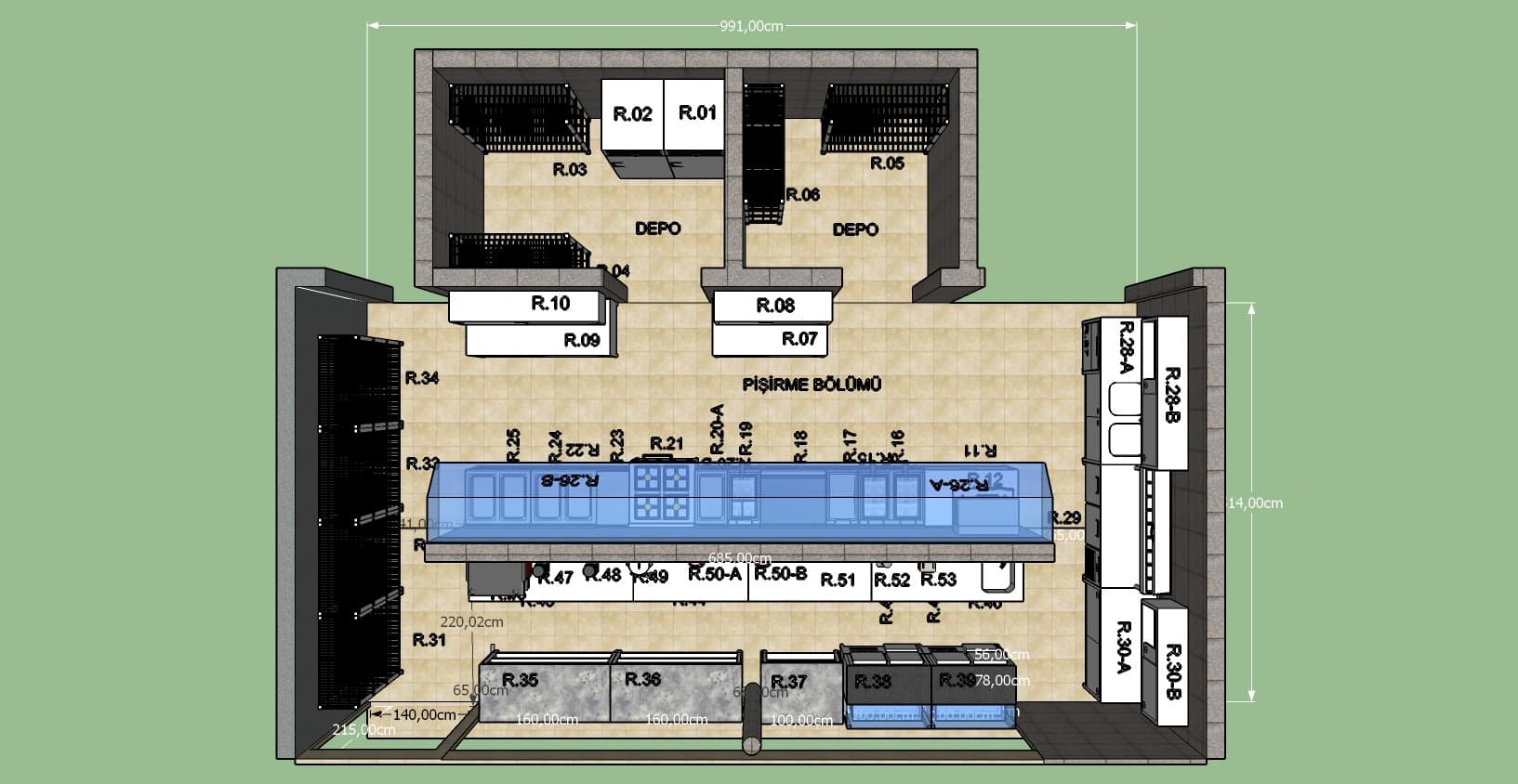 SOMALILAND - Industrial Kitchen DAMAL HOTEL - Restaurant Kitchen_01